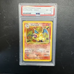 1999 Pokemon Game - Charizard Holo #4/102 - PSA 6 EX-MT Condition WOTC Base Set - Image 5