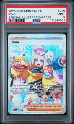 2023 POKEMON PAL EN-PALDEA EVOLVED SPECIAL ILLUSTRATION RARE #269 IONO PSA 9 - Image 1