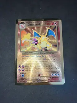 Charizard pokemon celebrations 2021 ultra Premium gold metal Mint - Image 1