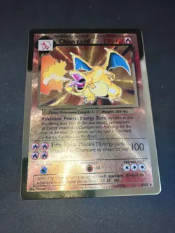 Charizard pokemon celebrations 2021 ultra Premium gold metal Mint - Image 2