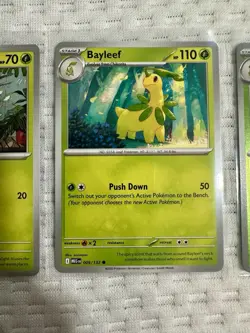 Pokemon Mega Evolution - 3 Stage Set - Meganium Bayleef Chikorita 010/132 NM - Image 3