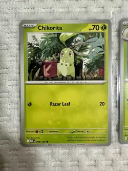 Pokemon Mega Evolution - 3 Stage Set - Meganium Bayleef Chikorita 010/132 NM - Image 4