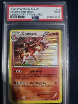 Charizard - Holo - Mint PSA 9 - Legendary Treasures - 2013 Pokemon B&W #19 - Image 1