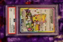Pokemon TCG Pikachu ex 219/191 Sv08: Surging Sparks Holo PSA Graded 9 - Image 2