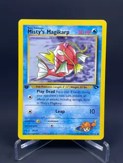 Pokemon Gym Challenge 1st Edition Misty's Magikarp 88/132 Regular LP - Image 1