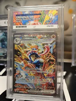Pokemon TCG Twilight Masquerade Greninja EX 214/167 Ace 9 ( Almost perfect grade - Image 1