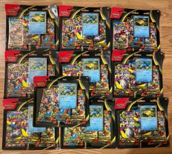 10x Pokemon TCG Mega Evolution 3 Pack Blister Lot! Ships Immediately! - Image 1