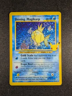 Pokemon Shining Magikarp 66/64 Holo Celebrations Classic Collection NM - Image 1