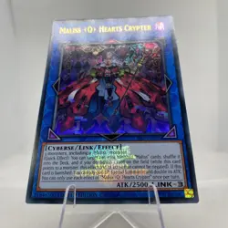 Yugioh Maliss Q Hearts Crypter 25LP-EN016 Ultra Rare with Stamp NM - Image 4