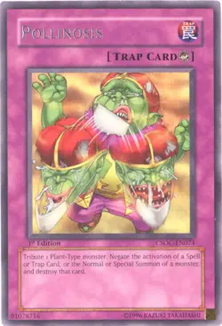 3 x Yu-Gi-Oh Card - CSOC-EN074 - POLLINOSIS (rare) - NM - Image 1