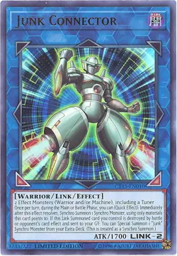 3 x Yu-Gi-Oh Card - CT15-EN010 - JUNK CONNECTOR (ultra rare holo) - NM/Mint - Image 1