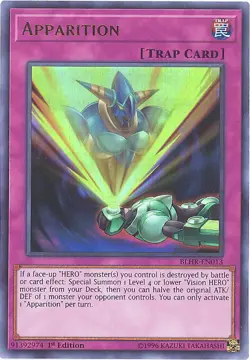 3 x Yu-Gi-Oh Card - BLHR-EN013 - APPARITION (ultra rare holo) - NM/M - Image 1