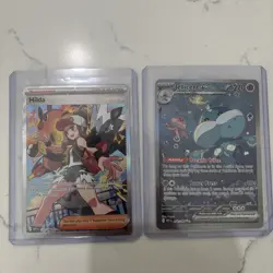 Pokemon TCG Hilda And Jellicent Card Black Bolt And White Flare NM - Image 1