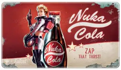 Magic The Gathering Fallout Nuka Cola Standard Holofoil Ultra Pro card Playmat - Image 1