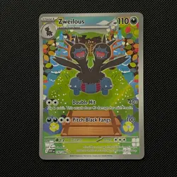 Zweilous 147/086 Illustration Rare White Flare Pokemon Card - NM - Image 1