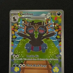 Zweilous 147/086 Illustration Rare White Flare Pokemon Card - NM - Image 2