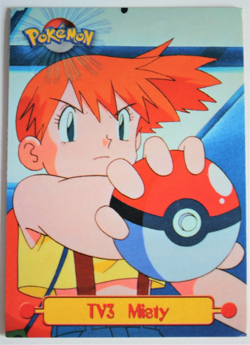 TV3 Misty - Topps Pokemon Card - Character Card #3 - (free postage) - Image 1