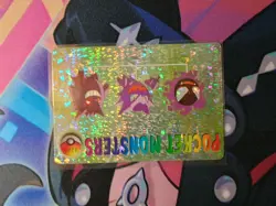 Gengar. Pocket Monsters, Vintage Vending, Prism Sticker Card. 1201, NM-M. - Image 3
