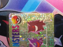 Gengar. Pocket Monsters, Vintage Vending, Prism Sticker Card. 1201, NM-M. - Image 4