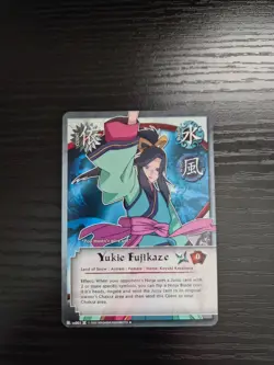 Naruto CCG The Chosen - Yukie Fujikaze - 1st Edition Card - C-US001 - LP - Image 1