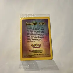 Ancient Mew SEALED Pokemon 2000 Movie Promo Holo Card - RARE Near Mint - Image 2