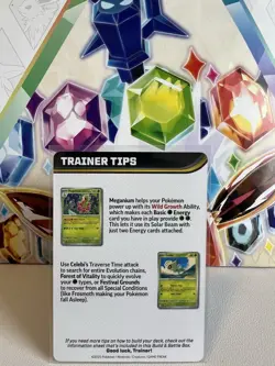 Mega Lucario Trainer Tips Card - Pokemon TCG Mega Evolution - NM - Image 2