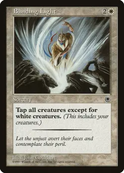 Blinding Light Portal HEAVILY PLD White Rare MAGIC THE GATHERING CARD ABUGames - Image 1