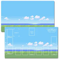 Pokemon Playmat Emerald GBA TCG CCG Play Pad Trading Card Game Mat Mousepad - Image 1