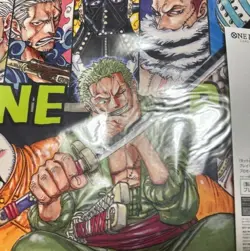 ONE PIECE Card Game Official Playmat Limited Edition Vol. 4 Zoro w/ Promo Leader - Image 3