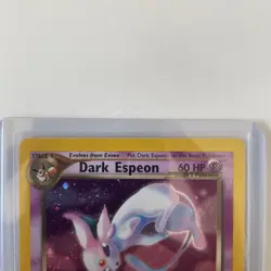 Pokemon TCG Neo Destiny Dark Espeon Holo Rare Card 4/105 NM - Image 2
