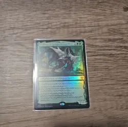 MTG Vorinclex Monstrous Raider Phyrexian Foil Kaldheim Pristine Condition - Image 1