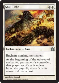 Soul Tithe -Foil Medium Play MTG Return to Ravnica - Image 1