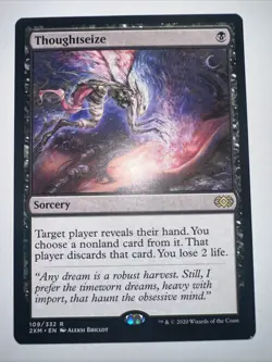 MTG Magic the Gathering Thoughtseize (110/256) Iconic Masters Nm - Image 1