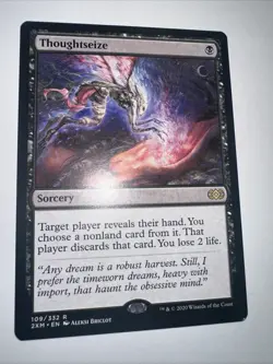 MTG Magic the Gathering Thoughtseize (110/256) Iconic Masters Nm - Image 3
