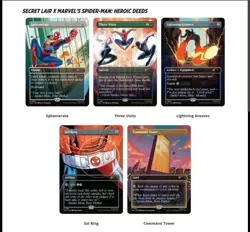 MTG Secret Lair x Marvel Spider-Man Heroic Deeds Nonfoil Preorder - Image 1