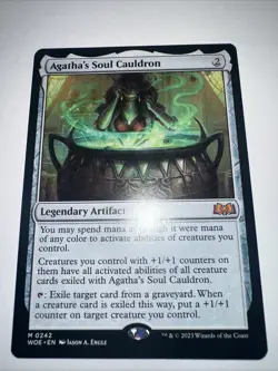 1x Agatha's Soul Cauldron NM-Mint, English Wilds of Eldraine MTG Magic - Image 1