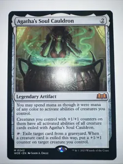 1x Agatha's Soul Cauldron NM-Mint, English Wilds of Eldraine MTG Magic - Image 2