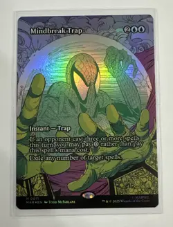 Mindbreak Trap Borderless Foil MTG Marvel Spider-Man #M0011 Free Shipping - Image 1