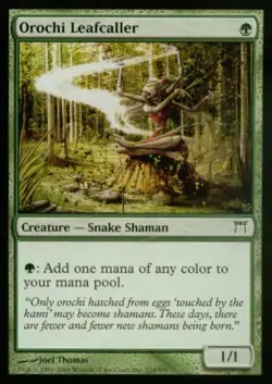 Orochi Leafcaller - Light Play MTG Champions of Kamigawa - Image 1