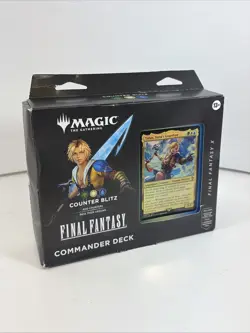 Sealed - Magic MTG Final Fantasy X Counter Blitz Tidus Commander Deck - Image 1