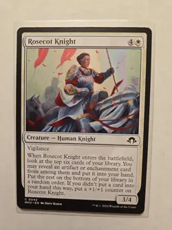 Rosecot Knight - Modern Horizons 3 - LP - MTG Magic - Common - Creature - Image 1