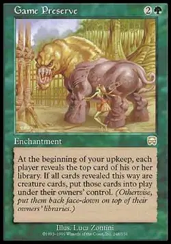 Game Preserve - Light Play MTG Mercadian Masques - Image 1