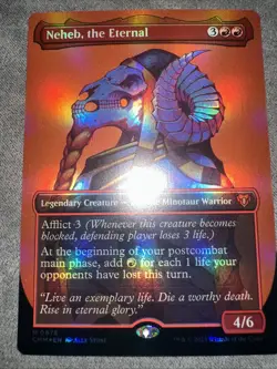 Neheb, the Eternal Borderless FOIL #678 | CMM Commander Masters | MTG - Image 1
