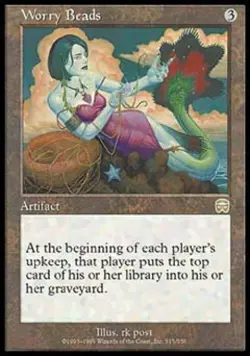 Worry Beads - Light Play MTG Mercadian Masques - Image 1