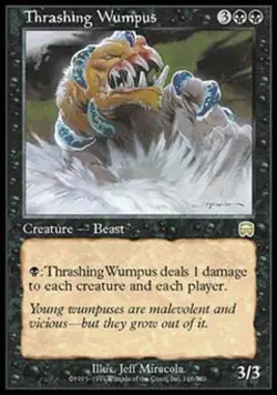 Thrashing Wumpus - Light Play MTG Mercadian Masques - Image 1