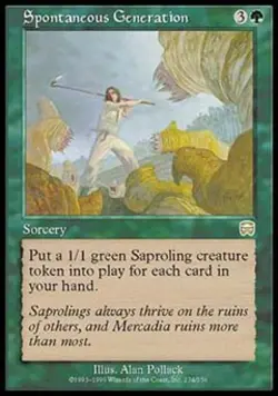 Spontaneous Generation - Light Play MTG Mercadian Masques - Image 1