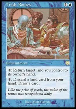 Trade Routes - Light Play MTG Mercadian Masques - Image 1