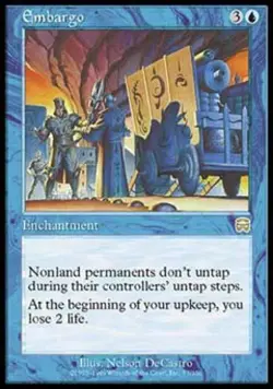 Embargo - Light Play MTG Mercadian Masques - Image 1