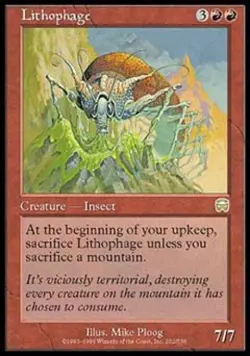 Lithophage - Light Play MTG Mercadian Masques - Image 1