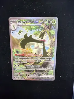 Pokemon Meowscarda EX - Special Illustration Rare Art Card - Additional Sleeve - Image 2